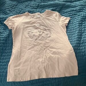 Guess Beige Crew Neck Tee
